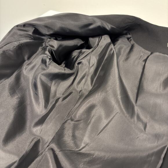 Peter Nygard Boucle Tweed Blazer Jacket Silver Metallic - Sz 6 - Picture 13 of 16